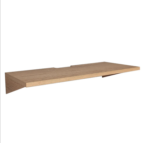 Repisa Tecno Madera Natural 60x24cm Rectangular con Un Entrepaño - REPISAS | Bylmo