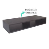 Repisa Smart Milan 83x15cm Rectangular con Dos Entrepaños - REPISAS | Bylmo