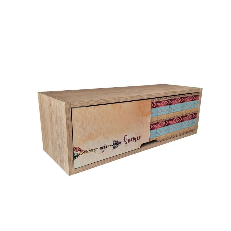 Repisa Sonrie Fresno Balance 63x21cm Rectangular con Dos Entrepaños - REPISAS | Bylmo