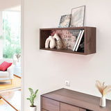 Repisa Travel Café Print 63x23.6cm Rectangular con Dos Entrepaños - REPISAS | Bylmo