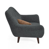 Poltrona Lincoln Gris 86x80cm De un Puesto con Apoya Brazos - SOFAS Y POLTRONAS | Bylmo