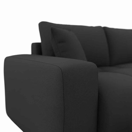 Sofá Essensa Wengue Oscuro 111x73cm De Cinco Puestos con Apoya Brazos - SOFAS Y POLTRONAS | Bylmo