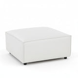 Sofá Marruecos Blanco 220x68cm De Tres Puestos con Apoya Brazos - SOFAS Y POLTRONAS | Bylmo