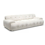 Sofá Cama Calin Blanco 190x96cm De Tres Puestos - SOFAS Y POLTRONAS | Bylmo