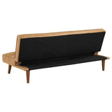 Sofá Cama Jenson Marron 165.73x73.02cm De Tres Puestos Reclinable - SOFAS Y POLTRONAS | Bylmo