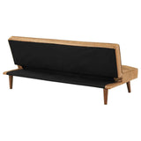 Sofá Cama Jenson Marron 165.73x73.02cm De Tres Puestos Reclinable - SOFAS Y POLTRONAS | Bylmo