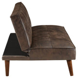 Sofá Cama Jensen Marron 180x68cm De Tres Puestos Reclinable - SOFAS Y POLTRONAS | Bylmo