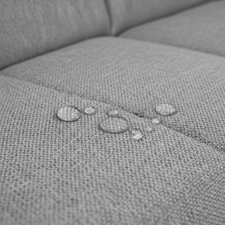 Sofá Cama Gris Concreto 266x67cm De Cinco Puestos Reclinable con Almacenamiento con Apoya Brazos - SOFAS Y POLTRONAS | Bylmo