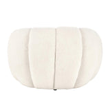Poltrona Hal Gaspar Blanco Almendra 90x65cm De Un Puesto con Apoya Brazos - SOFAS Y POLTRONAS | Bylmo