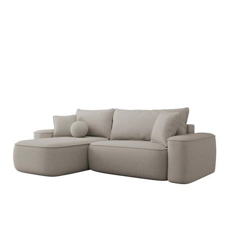 Sofá Pura Gris Claro 200x68cm De Cuatro Puestos con Apoya Brazos - SOFAS Y POLTRONAS | Bylmo