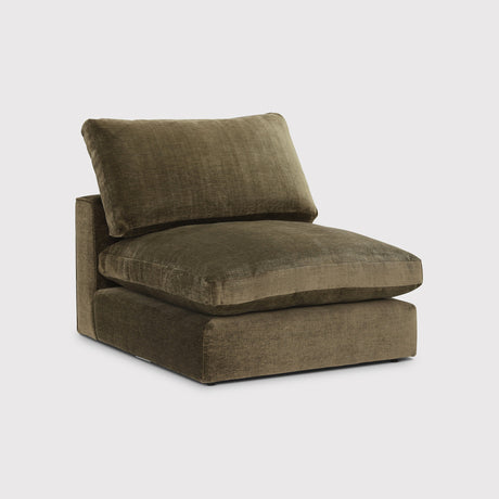 Sofá Café Oscuro 436x67cm De Seis Puestos con Apoya Brazos - SOFAS Y POLTRONAS | Bylmo