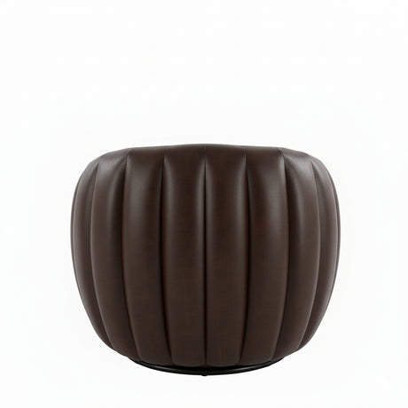 Silla Poltrona Amaranta Café Oscuro 70x55cm De Un Puesto con Apoya Brazos - SOFAS Y POLTRONAS | Bylmo