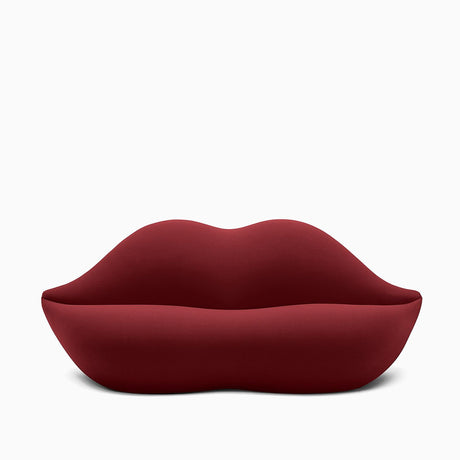 Sofá Bocca Ivory Rojo 180x95cm De Un Puesto sin Apoya Brazos - SOFAS Y POLTRONAS | Bylmo