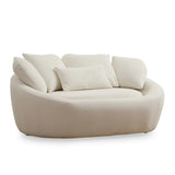 Sofá Altadena Beige Claro 121x67cm De Dos Puestos con Apoya Brazos - SOFAS Y POLTRONAS | Bylmo