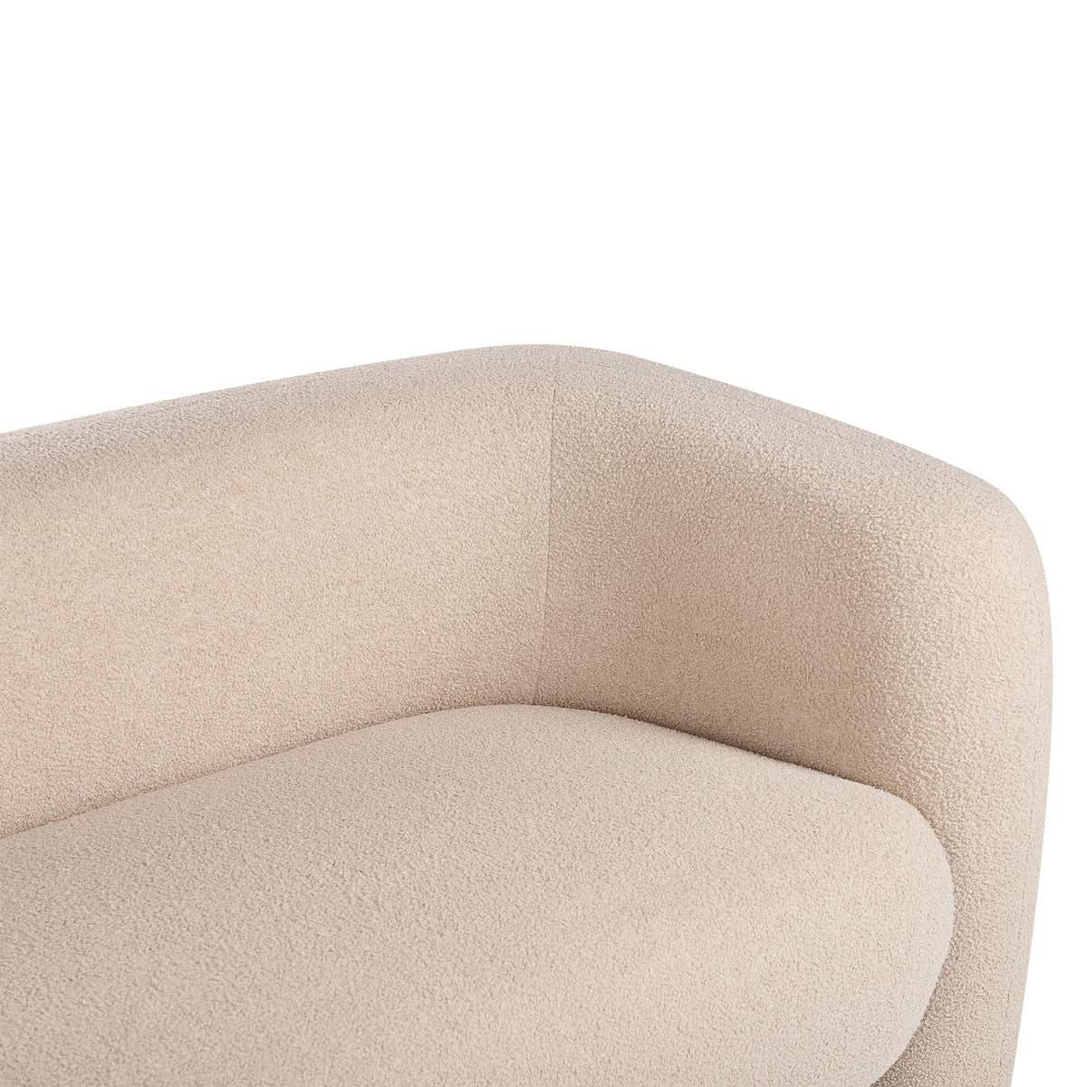 Sala Francia Beige Claro 230x79cm De Cuatro Puestos