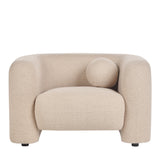 Sala Francia Beige Claro 230x79cm De Cuatro Puestos
