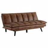 Sofá Cama Marron 180x69cm De Tres Puestos sin Apoya Brazos - SOFAS Y POLTRONAS | Bylmo