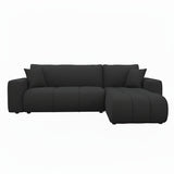 Sofá Essensa Wengue 220x79cm De Tres Puestos con Resposapies con Apoya Brazos - SOFAS Y POLTRONAS | Bylmo