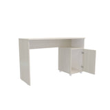 Escritorio Soren Niebla y Blanco 73x73cm con Un Cajón - ESCRITORIOS | Bylmo