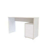 Escritorio Soren Niebla y Blanco 73x73cm con Un Cajón - ESCRITORIOS | Bylmo