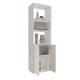 Biblioteca Soren Niebla y Blanco 48x160cm Cuadrado con Cinco Compartimientos - BIBLIOTECAS Y ESTANTERIAS | Bylmo