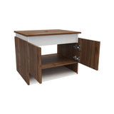 Mueble para Lavamanos Ben Gales y Blanco 60x48cm Flotente Individual sin Lavamanos con Un Cajón y Dos Puertas - MUEBLES PARA LAVAMANOS | Bylmo