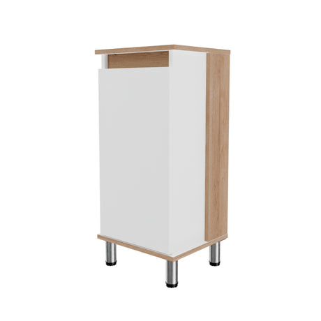 Mueble para Lavamanos Frank Duna y Blanco 35x76cm Individual sin Lavamanos con Un Cajón y Una Puerta - MUEBLES PARA LAVAMANOS | Bylmo