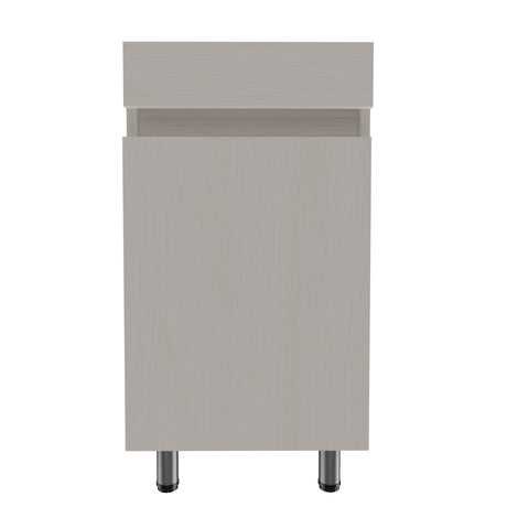 Mueble para Lavamanos Liam Niebla y Blanco 40x76cm Individual sin Lavamanos con Un Cajón y Una Puerta - MUEBLES PARA LAVAMANOS | Bylmo