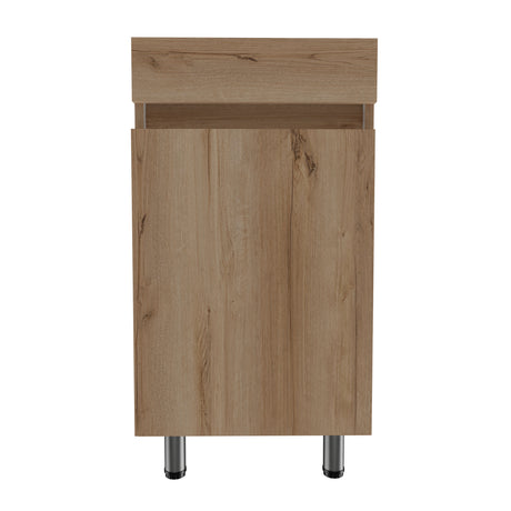 Mueble para Lavamanos Liam Duna y Blanco 40x76cm Individual sin Lavamanos con Un Cajón y Una Puerta - MUEBLES PARA LAVAMANOS | Bylmo