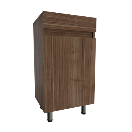 Mueble para Lavamanos Liam Gales y Negro 40x76cm Individual sin Lavamanos con Un Cajón y Una Puerta - MUEBLES PARA LAVAMANOS | Bylmo
