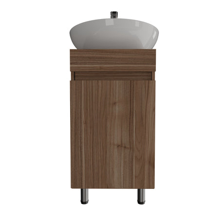 Mueble para Lavamanos Liam Gales y Negro 40x76cm Individual sin Lavamanos con Un Cajón y Una Puerta - MUEBLES PARA LAVAMANOS | Bylmo