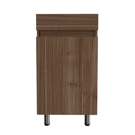 Mueble para Lavamanos Liam Gales y Negro 40x76cm Individual sin Lavamanos con Un Cajón y Una Puerta - MUEBLES PARA LAVAMANOS | Bylmo