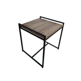 Mesa auxiliar Pietra Santa 2025 Gales y Negro 40x45cm Cuadrada - MESAS AUXILIARES | Bylmo