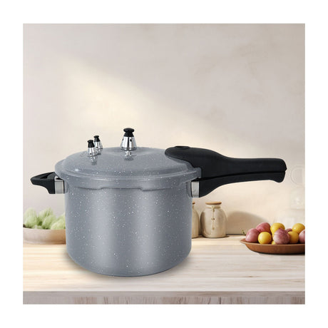 Olla a Presión Kalley Gris y Blanco 40x23cm de 6 Litros - OLLAS Y SARTENES | Bylmo