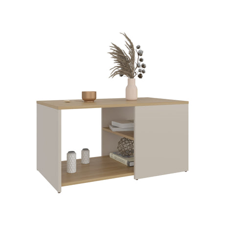 Mesa de Centro Adel Capri y Fresno 80.1x42.1cm Rectangular - MESAS DE CENTRO | Bylmo