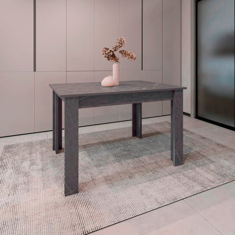 Mesa de Comedor Portofino Onix 120x75.6cm Cuadrado de Cuatro Puestos sin Sillas - COMEDORES | Bylmo