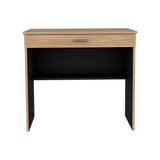 Escritorio Fresno y Wengue 80x73.6cm con Un Cajón - ESCRITORIOS | Bylmo
