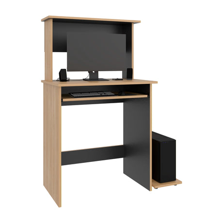 Centro de Computo Fresno y Wengue 69.1x119cm sin Cajones - ESCRITORIOS | Bylmo