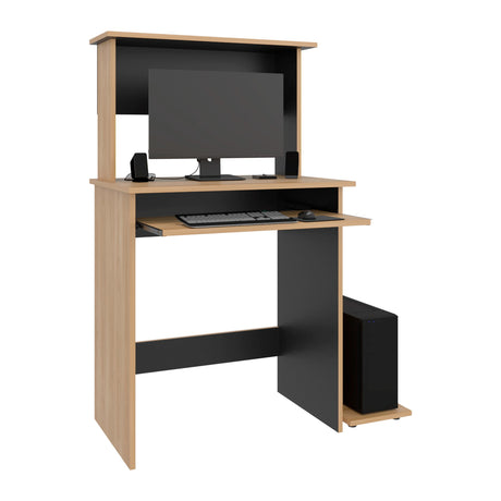 Centro de Computo Fresno y Wengue 69.1x119cm sin Cajones - ESCRITORIOS | Bylmo