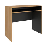 Escritorio Stella Fresno y Wengue 89.2x77cm sin Cajones - ESCRITORIOS | Bylmo