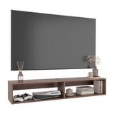 Rack de TV Avellana 150x26.5cm Flotante para TV Hasta 65" Pulgadas con Un Compartimiento - MUEBLES DE TV | Bylmo