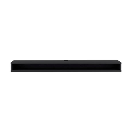 Rack de TV Luft Wengue 180x15cm Flotante para TV Hasta 75" Pulgadas con Un Compartimiento - MUEBLES DE TV | Bylmo