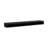 Rack de TV Luft Wengue 180x15cm Flotante para TV Hasta 75" Pulgadas con Un Compartimiento - MUEBLES DE TV | Bylmo