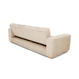 Sofá Cama Miami Beige 228x78cm de Tres Puestos Reclinable y con Apoya Brazos - SOFAS Y POLTRONAS | Bylmo
