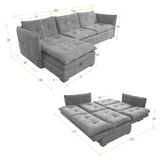 Sofá en L Napoles Trigo 166x80cm de Tres Puestos Reclinable con Almacenamiento Lado Derecho y con Apoya Brazos - SOFAS Y POLTRONAS | Bylmo