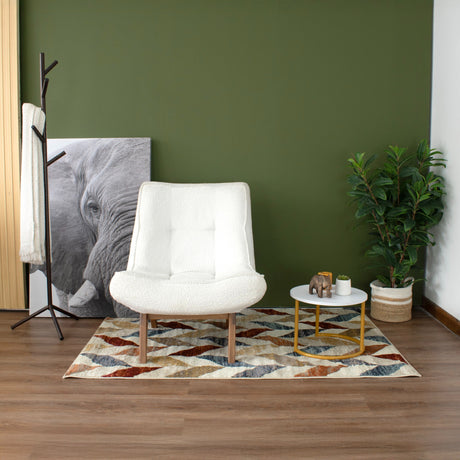 Poltrona Samoa Blanco 77x87cm de Un Puesto y sin Apoya Brazos - SOFAS Y POLTRONAS | Bylmo