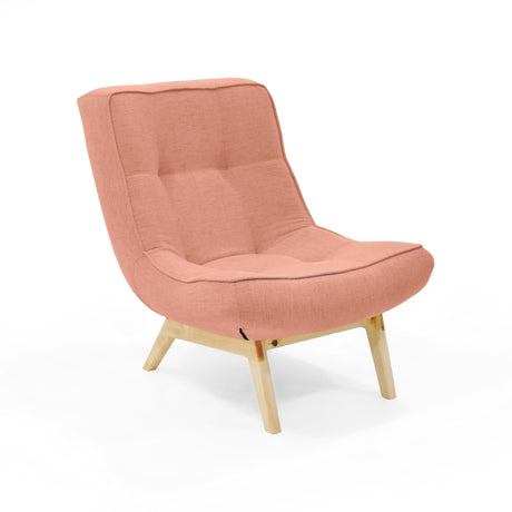 Poltrona Samoa Salmón 77x87cm de Un Puesto y sin Apoya Brazos - SOFAS Y POLTRONAS | Bylmo