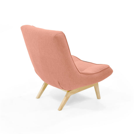 Poltrona Samoa Salmón 77x87cm de Un Puesto y sin Apoya Brazos - SOFAS Y POLTRONAS | Bylmo