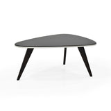 Mesa de Centro Drop Wengue 83x36cm Ovalado con Patas - MESAS DE CENTRO | Bylmo