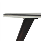 Mesa de Centro Drop Wengue 83x36cm Ovalado con Patas - MESAS DE CENTRO | Bylmo